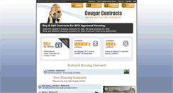 Desktop Screenshot of cougarcontracts.com